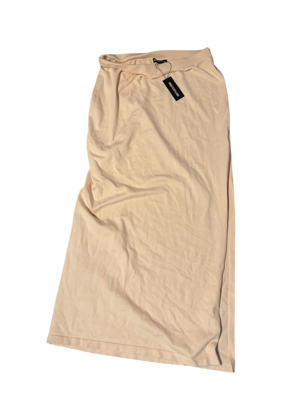 PrettyLittleThing Cream Beige Maxi Skirt